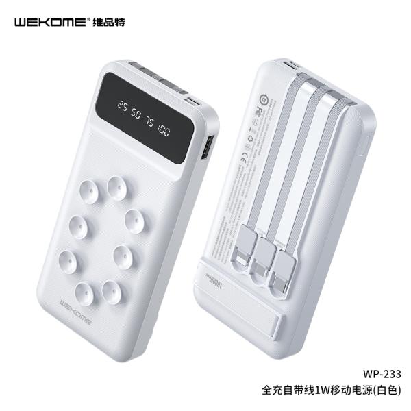 Wekome Bateria Emergencia Wp-233 10000mah Blanco Li-ion