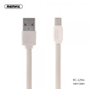 Cable USB Micro B RC-129M Fast PRO Remax - Blanco