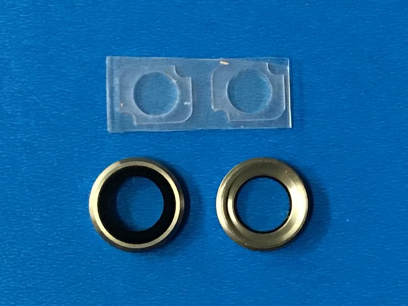 Repuesto LENTE CAMARA IPHONE 6S PLUS 5.5 PLATEADO CON MARCO
