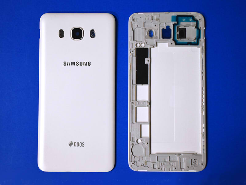 Samsung Tapa Galaxy J7 2016 J710 Blanca Con Marco