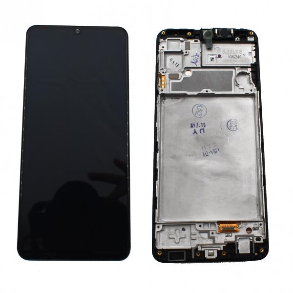 Repuesto LCD PANTALLA SAMSUNG GALAXY A22 4G COMPLETA NEGRA CON MARCO