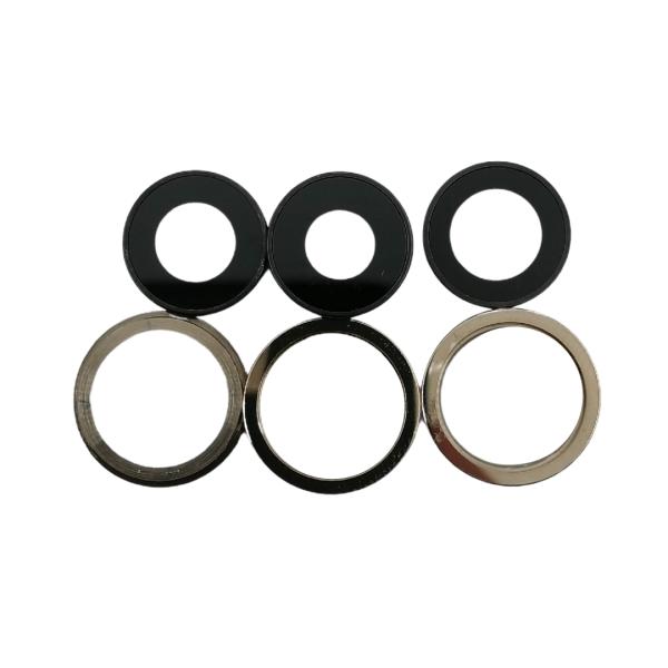 iPhone 12 Pro Max Repuesto Lente Cámara Dorado Con Marco