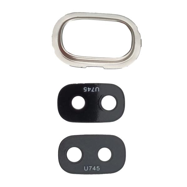 Samsung Repuesto Lente Camara Galaxy J4 2018 J400 Dorado Con Marco