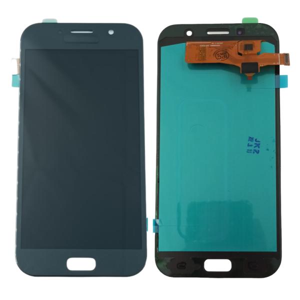 Repuesto LCD PANTALLA SAMSUNG GALAXY A7 (2017) A720 COMPLETA NEGRA SIN MARCO