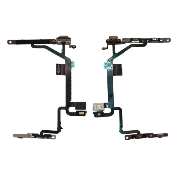 Repuesto FLEX BOTON ENCENDIDO VOLUMEN SENSOR PROXIMIDAD MICROFONO BLOQUEO SILENCIO IPHONE 8G 4.7 SE 2020 DORADO