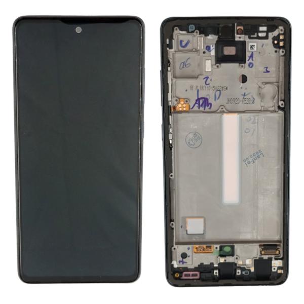 Repuesto LCD PANTALLA SAMSUNG GALAXY A52 5G COMPLETA NEGRA CON MARCO