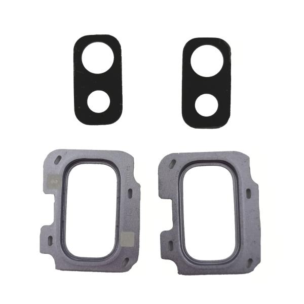 Repuesto LENTE CAMARA SAMSUNG GALAXY J8 2018 J810 MORADO CON MARCO