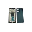 Motorola Tapa Trasera Moto Edge 50 Fusion Azul Con Marco