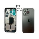 Apple Caratula iPhone 15 Pro Negra Original