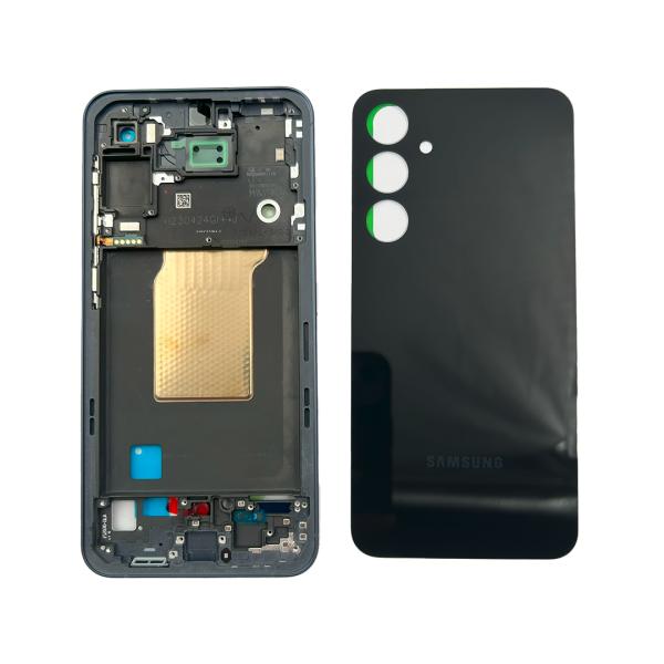 Samsung Tapa Trasera Galaxy A55 Azul Navy Con Marco