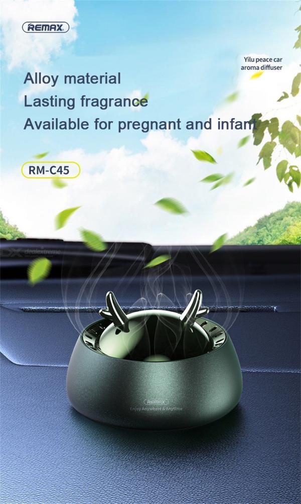 Difusor Aroma Aromatizante Humidificador para el Carro Yilu RM-C45 Remax - Verde