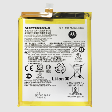Bateria Motorola G9 Plus Mg50 Litio Duradera