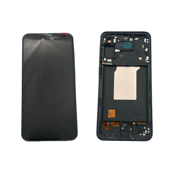 Samsung Galaxy A55 Lcd Pantalla Azul Con Marco Completa