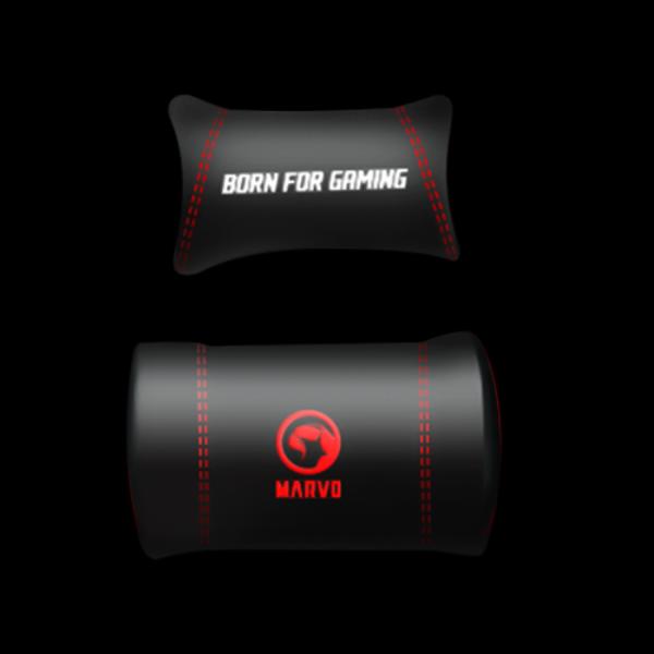 Silla Linea PRO Gaming CH-130 + Bolso Marvo - Negra/rojo