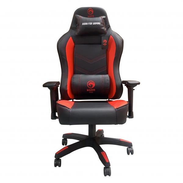 Silla Linea PRO Gaming CH-130 + Bolso Marvo - Negra/rojo