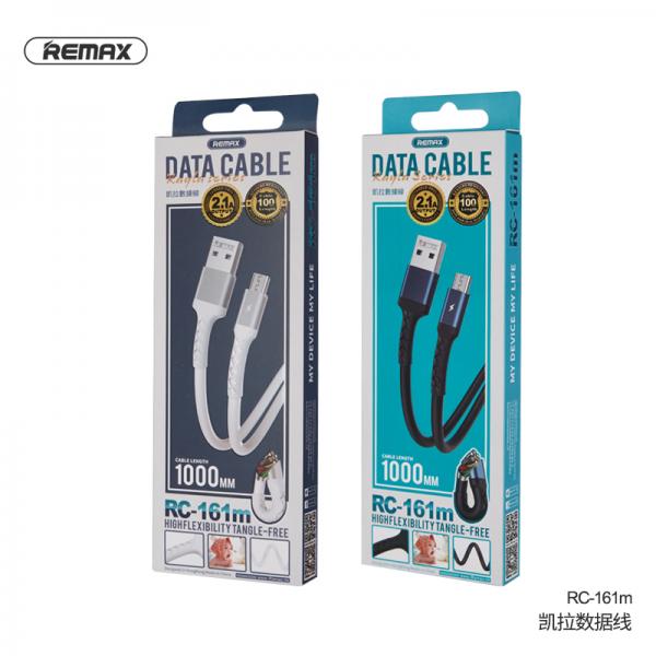 Cable USB Micro B RC-161M Serie Kayla Remax - Blanco