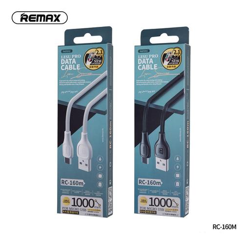 Cable USB Micro B RC-160M Serie Lesu PRO Remax - Blanco