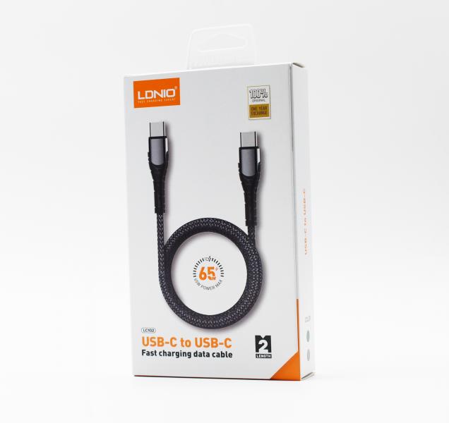 Cable USB Tipo C Pd LC102 Ldnio - Negro