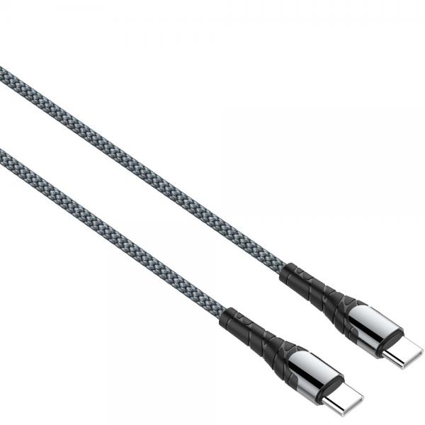 Cable USB Tipo C-c LC101 Ldnio - Verde Gris