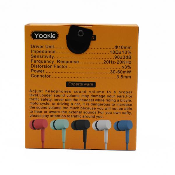 Audifonos Manos Libres Yookie - YK05 Negro