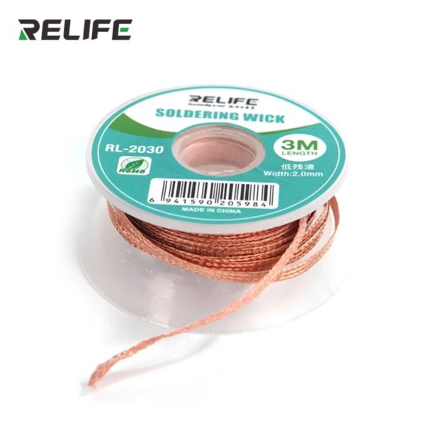 Malla para Desoldar RL-2030 Relife - 3M 2.0mm