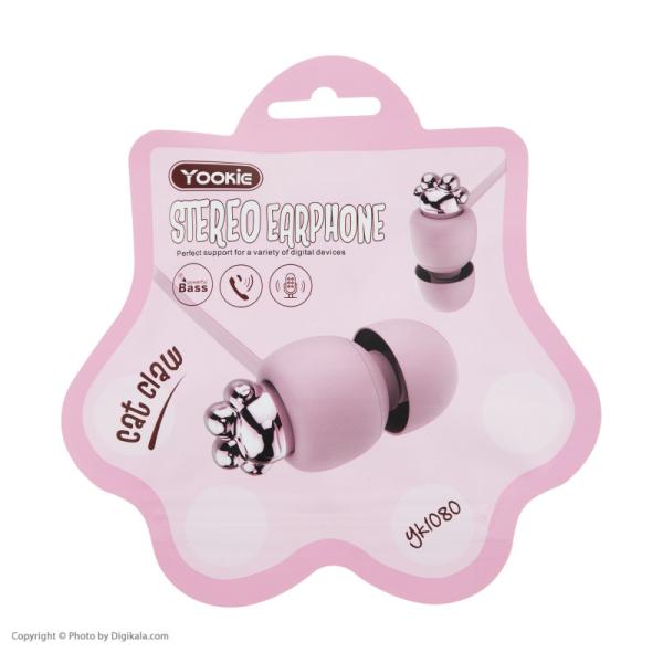 Audifono Manos Libres Yookie - YK1080 Rosado