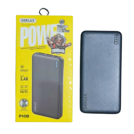 Bateria de Emergencia P1O 10.000mah Gerlax - Negra