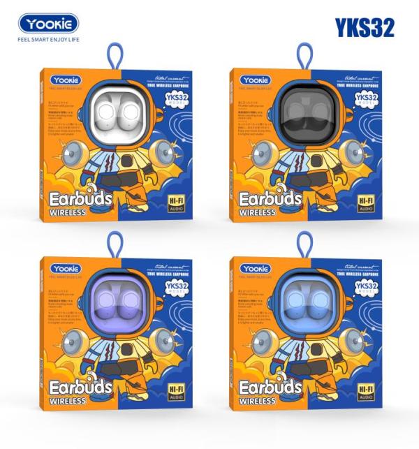 Audifono Manos Libres Bluetooth YKS32 Yookie - Negro