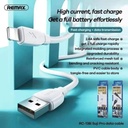 Cable USB Lightning RC-138I Serie Suji PRO Remax - Blanco