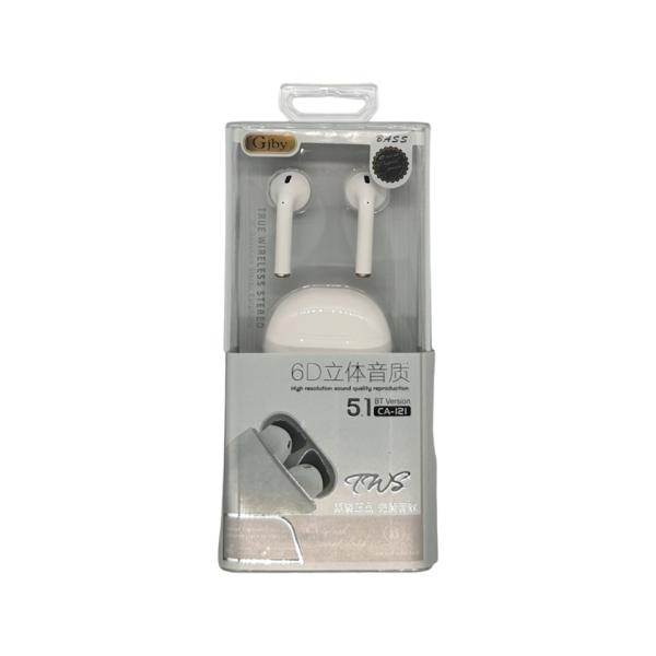 Audifono Manos Libres Bluetooth CA-121 - Blanco