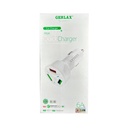 Cargador Cubo Carro GC-06 Gerlax - Blanco Micro B