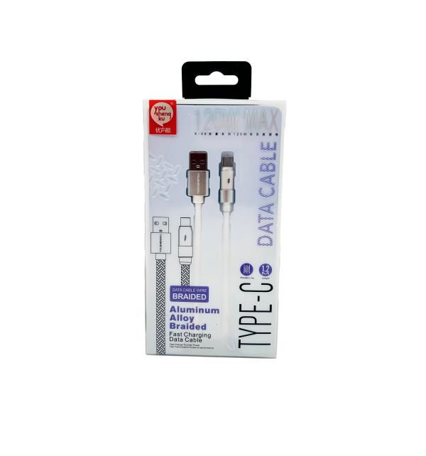 Cable USB Tipo C K-48 Youshengku - Blanco