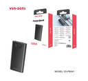 Bateria de Emergencia VD-PB041 10.000mah Ven Dens - Negra