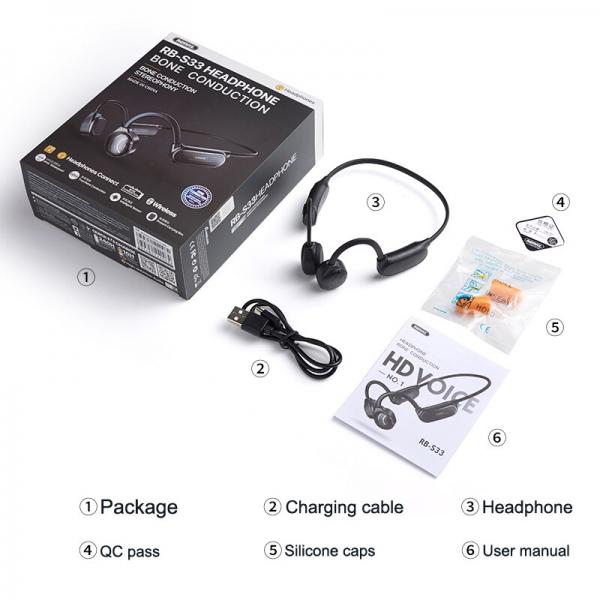 Audifonos Manos Libres Bluetooth RB-S33 Remax - Negro