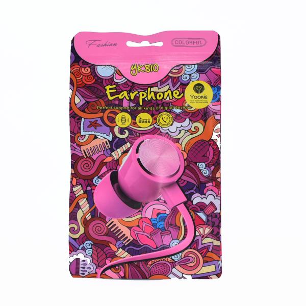 Audifono Manos Libres YK810 Yookie - Rosado