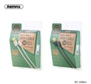 Cable USB Tipo C RC-048A Gold Plating Remax - Negro