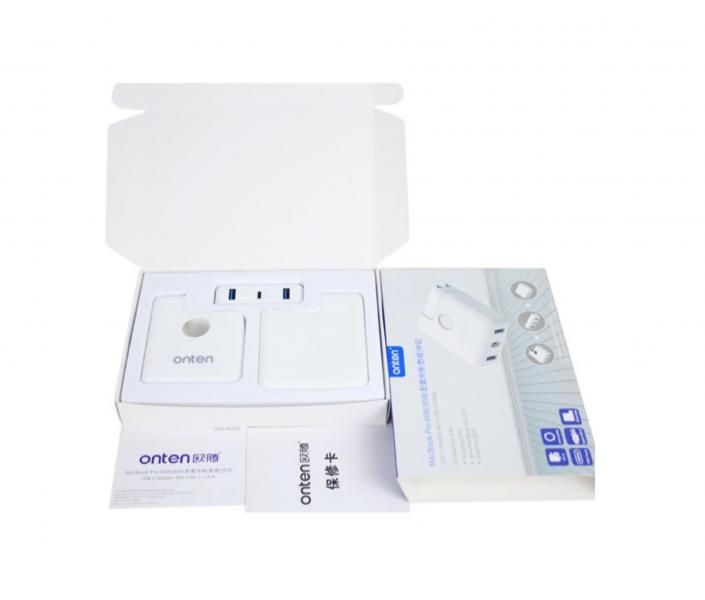 Adaptador Hub Cubo Casa Mac Pd 3.0 + USB 3.0 OTN-91183 Onten