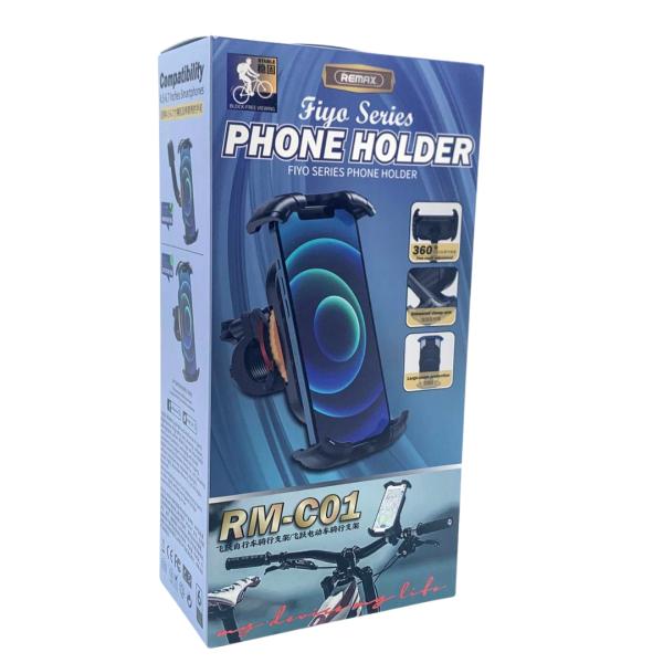 Holder Moto RM-C01 Serie Fiyo Remax - Negro
