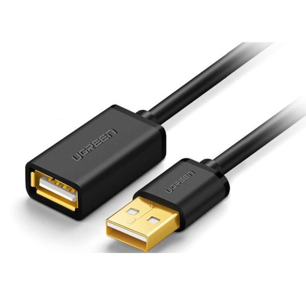 Extencion USB Tipo a 2.0 Macho a Hembra US103 10316 Ugreen - 2M Negro