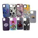 ESTUCHE CON DISEÑO Y CORREA  IPHONE 11