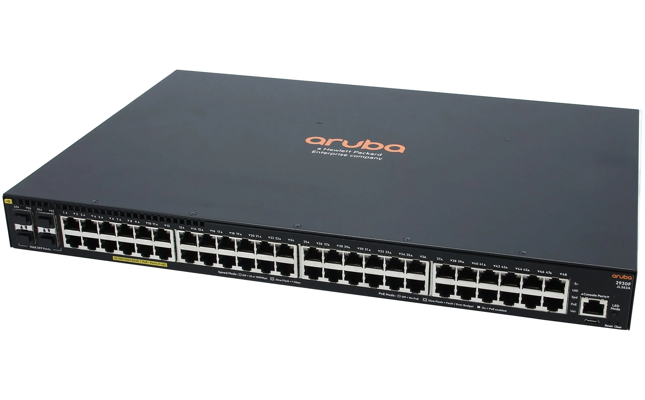 Aruba SW 2930F 48G POE+ 4SFP 370W