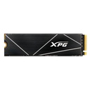 HD Interno Solido 1TB Adata Xpg Gammix S70 Blade M.2 2280 Pcie GEN4 X4 Nvme 7400mb/s / 5500mb/s AGAMMIXS70B-1T-CS - Negro