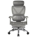 Silla Ejecutiva THUNDERX3 Xtc Mesh Cuero Sintético Multiajustable Tegc-3054104.41 - Gris