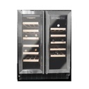 CHIQ vinera 40 botellas 4,2 PC y 2 zonas enfriamiento independientes CQRW40Y1AMD1B7V