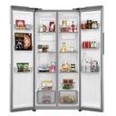 Frigidaire Refrigerador Side By Side de 16 Cu. Ft. Acero FRS16F7N5ES