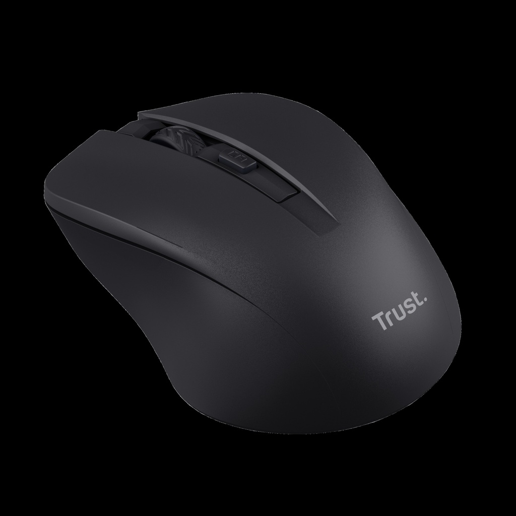 Trust Mouse Inalambrico Eco Color Negro Silencioso - 25084