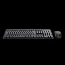 Trust combo de teclado y mouse inalámbricos y silenciosos ES ODY II - 25020