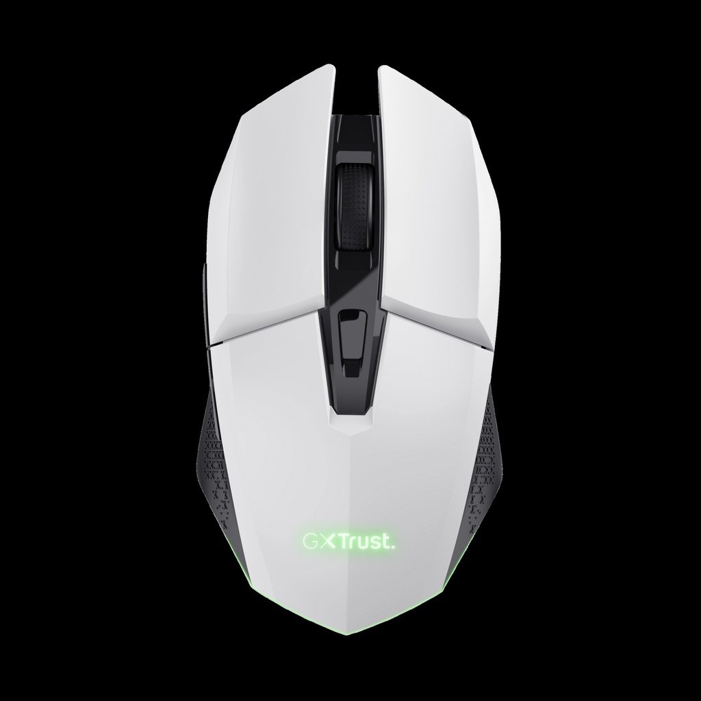 Trust Teclado Mouse y Almohadilla Gamer Color Blanco en Español - 25233