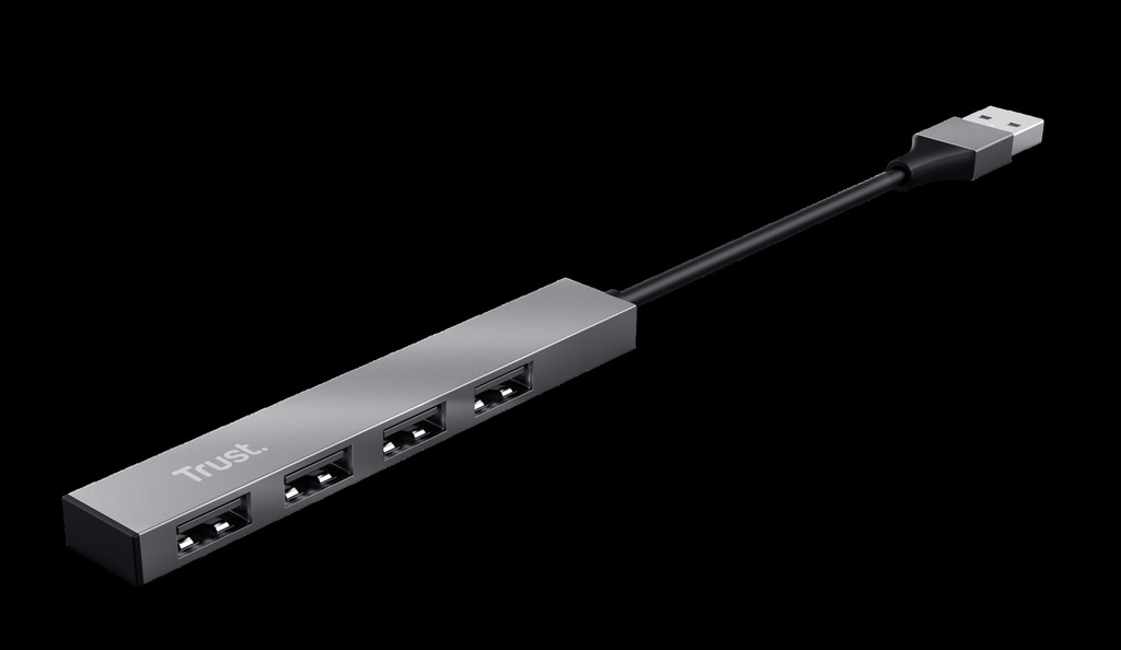 Trust adaptador 4-puertos mini hub USB - 23786