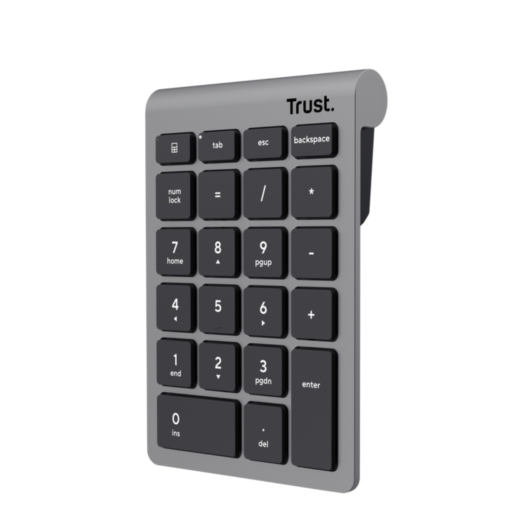 Trust Teclado Numerico Inalambrico Plata - 25709